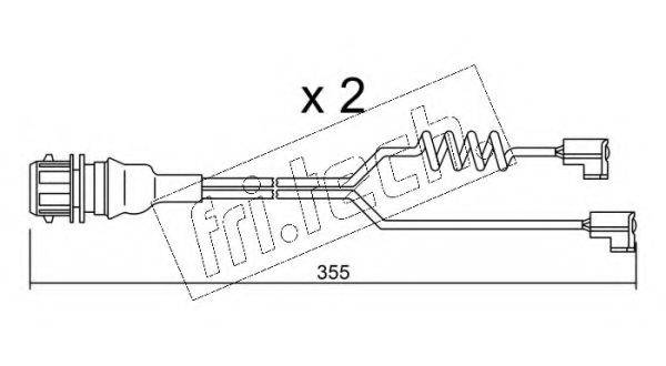 FRI.TECH. SU181K Сигналізатор, знос гальмівних колодок