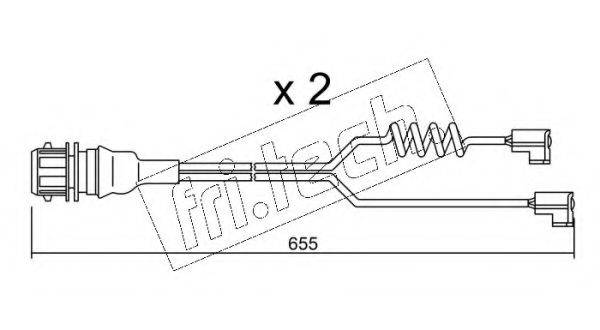FRI.TECH. SU186K Сигналізатор, знос гальмівних колодок