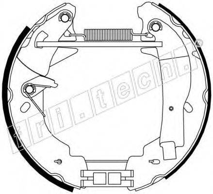 FRI.TECH. 16351 Комплект гальмівних колодок
