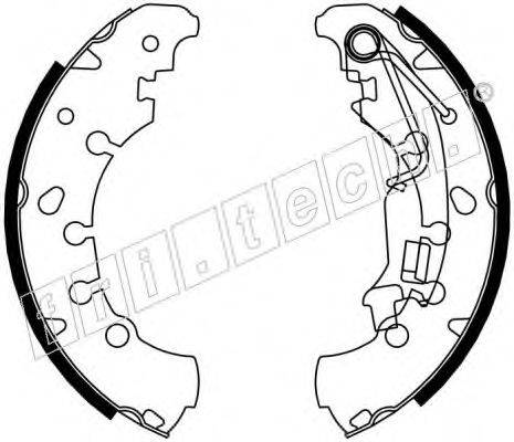 FRI.TECH. 17381 Комплект гальмівних колодок