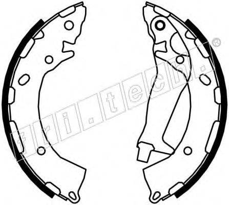 FRI.TECH. 1046225 Комплект гальмівних колодок