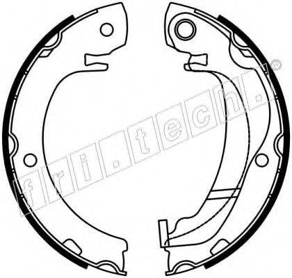 FRI.TECH. 1115325 Комплект гальмівних колодок, стоянкова гальмівна система