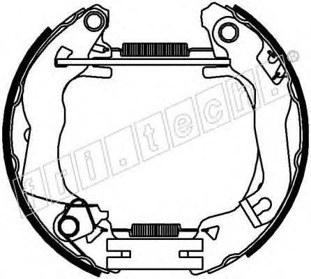 FRI.TECH. 16408 Комплект гальмівних колодок