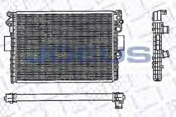 JDEUS RA0140020 Радіатор, охолодження двигуна