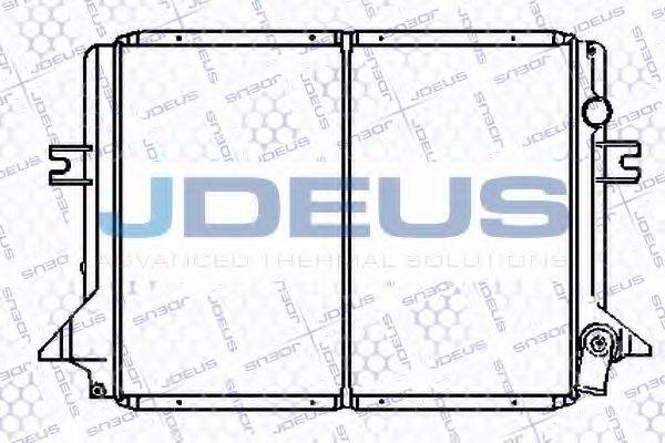 JDEUS 014N02 Радіатор, охолодження двигуна