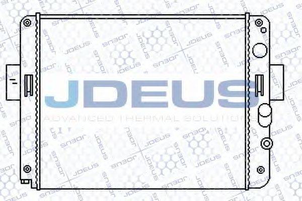 JDEUS 014V05 Радіатор, охолодження двигуна