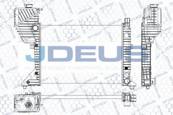 JDEUS RA0170880 Радіатор, охолодження двигуна