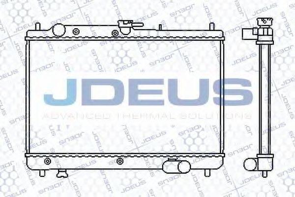 JDEUS 016N11 Радіатор, охолодження двигуна