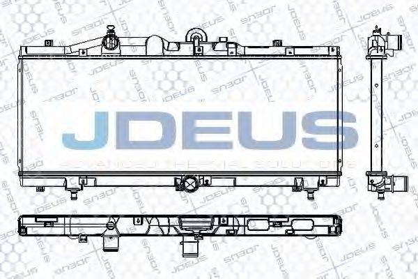 JDEUS RA0110900 Радіатор, охолодження двигуна