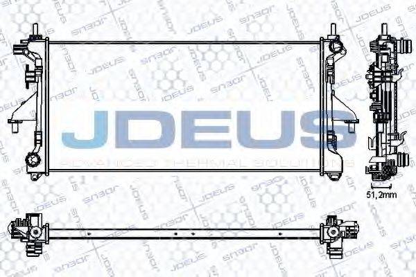 JDEUS RA0111210 Радіатор, охолодження двигуна