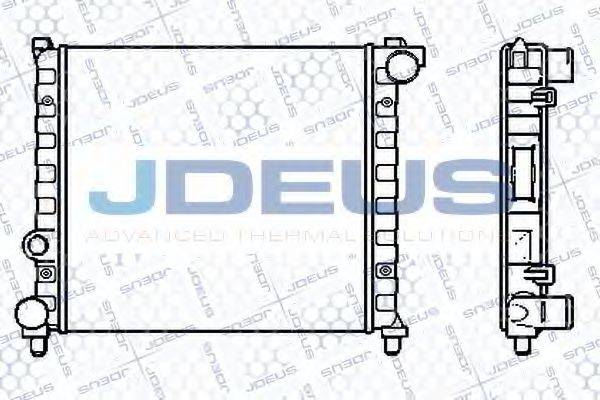 JDEUS 025V05 Радіатор, охолодження двигуна