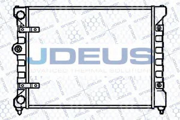 JDEUS 025V10 Радіатор, охолодження двигуна