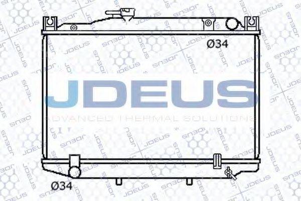 JDEUS 028N14 Радіатор, охолодження двигуна