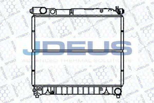 JDEUS 042E07 Радіатор, охолодження двигуна