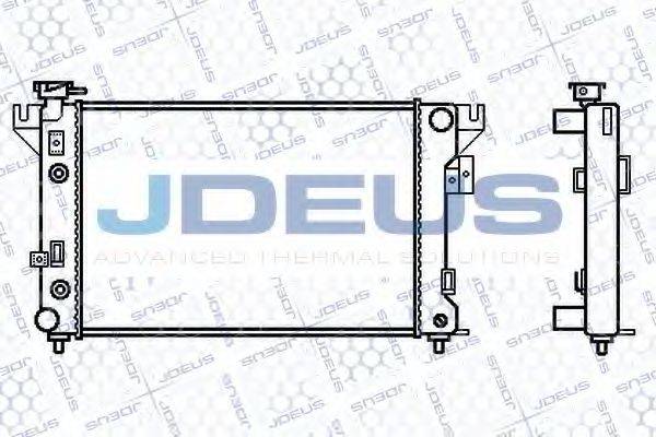 JDEUS 053M05 Радіатор, охолодження двигуна