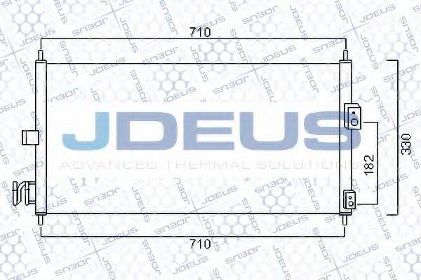 JDEUS 719M57 Конденсатор, кондиціонер