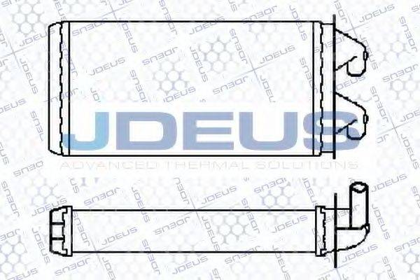 JDEUS 211M09 Теплообмінник, опалення салону