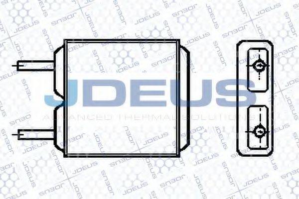 JDEUS 220M07 Теплообмінник, опалення салону