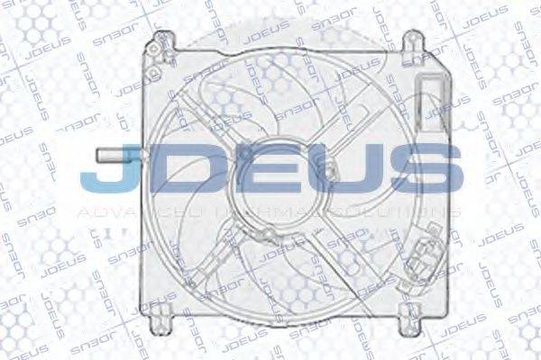 JDEUS EV816800 Вентилятор, охолодження двигуна