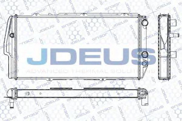 JDEUS RA0010050 Радіатор, охолодження двигуна