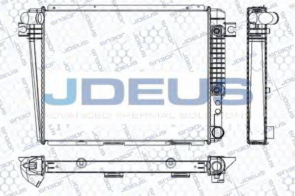 JDEUS RA0050120 Радіатор, охолодження двигуна