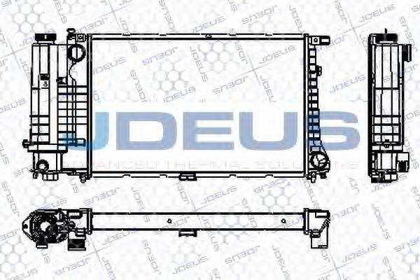 JDEUS RA0050600 Радіатор, охолодження двигуна