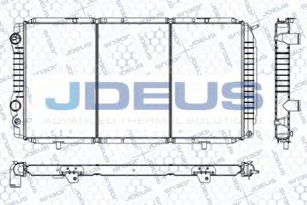 JDEUS RA0070050 Радіатор, охолодження двигуна