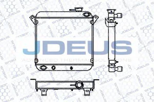 JDEUS RA0110090 Радіатор, охолодження двигуна