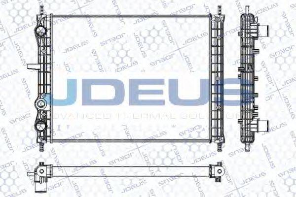 JDEUS RA0110470 Радіатор, охолодження двигуна