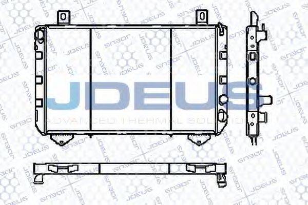 JDEUS RA0120191 Радіатор, охолодження двигуна