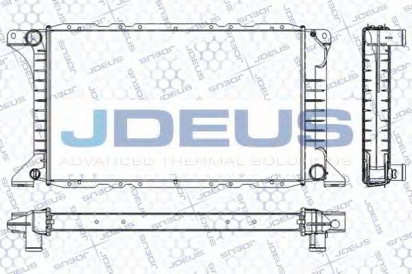 JDEUS RA0120770 Радіатор, охолодження двигуна