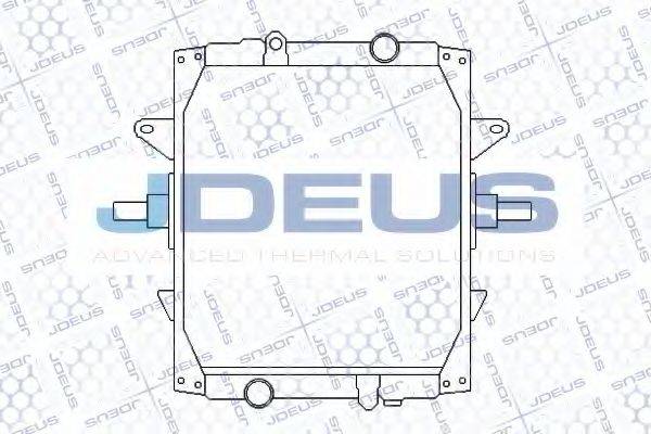 JDEUS 123M08 Радіатор, охолодження двигуна