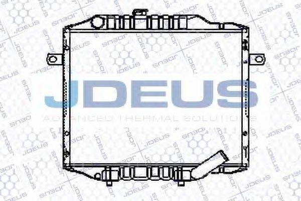 JDEUS RA0180110 Радіатор, охолодження двигуна