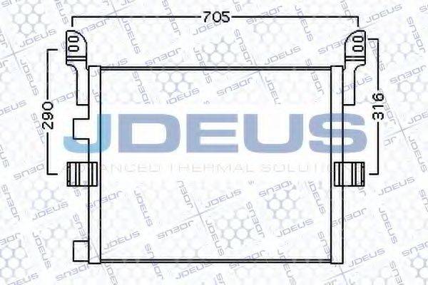 JDEUS 723M17 Конденсатор, кондиціонер