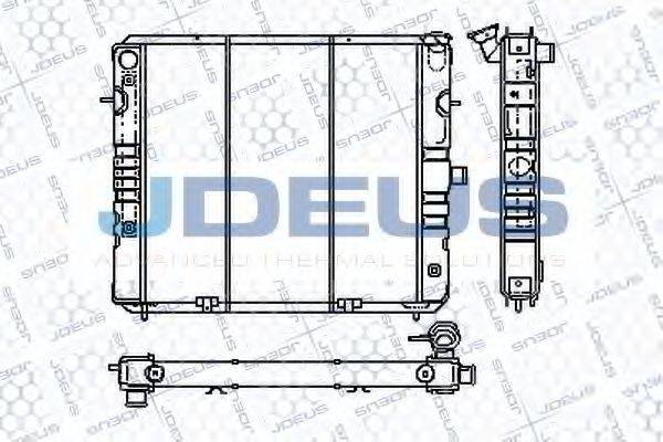 JDEUS RA0200330 Радіатор, охолодження двигуна