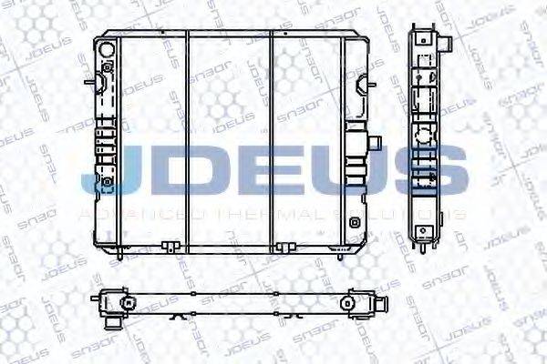 JDEUS RA0200350 Радіатор, охолодження двигуна