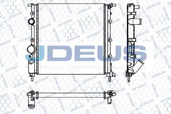 JDEUS RA0230560 Радіатор, охолодження двигуна