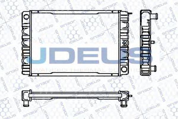 JDEUS RA0310070 Радіатор, охолодження двигуна