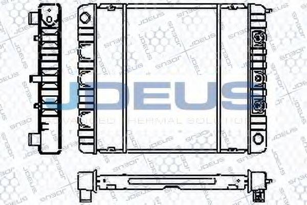 JDEUS RA0310160 Радіатор, охолодження двигуна