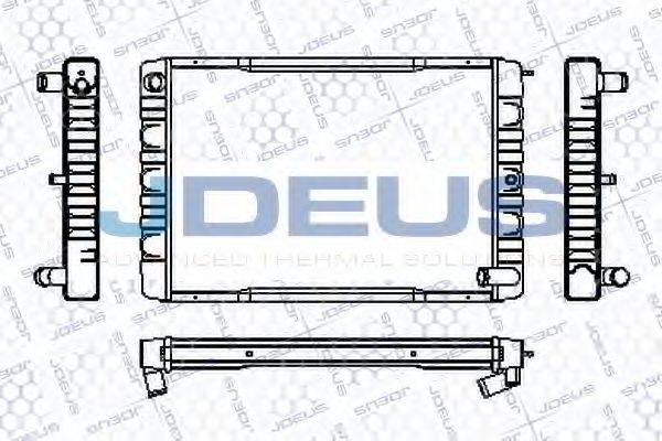 JDEUS RA0310420 Радіатор, охолодження двигуна