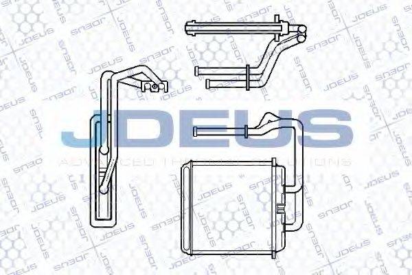 JDEUS RA2140001 Теплообмінник, опалення салону