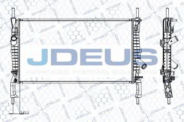 JDEUS RA0121160 Радіатор, охолодження двигуна