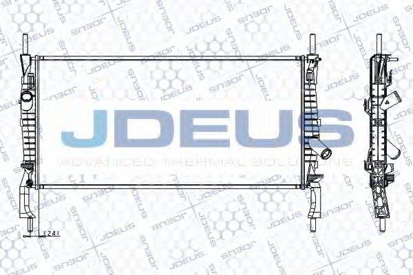 JDEUS RA0121170 Радіатор, охолодження двигуна