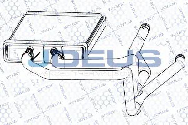 JDEUS RA2140070 Теплообмінник, опалення салону