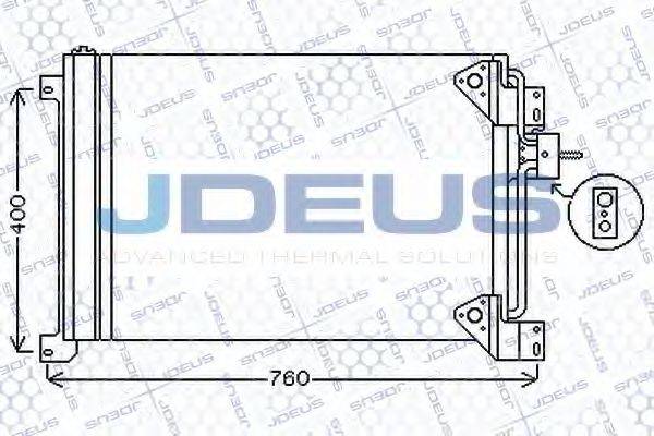 JDEUS 714M12 Конденсатор, кондиціонер