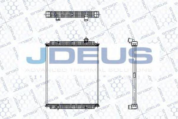 JDEUS 123M02B Радіатор, охолодження двигуна