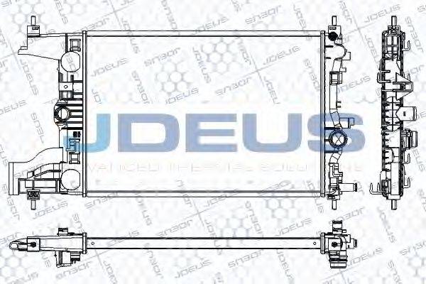 JDEUS RA0201050 Радіатор, охолодження двигуна