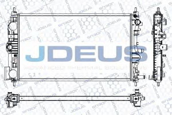 JDEUS RA0560000 Радіатор, охолодження двигуна