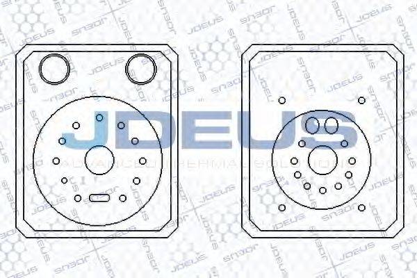JDEUS 425M28 масляний радіатор, моторне масло