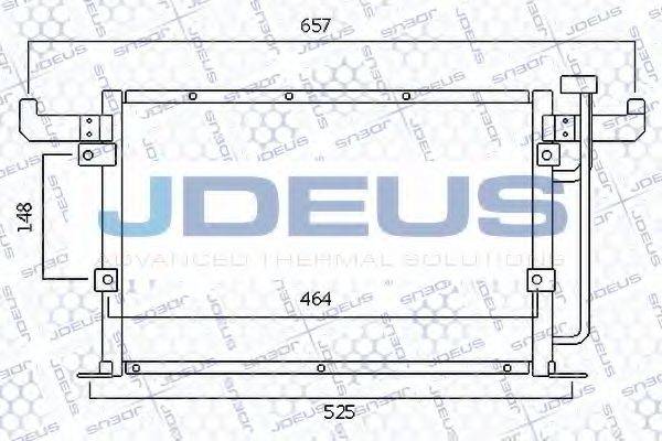 JDEUS 705M21 Конденсатор, кондиціонер